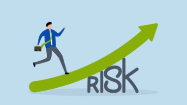 Yüksek riskli yüksek gelir borsası yatırımı, 4 bin animasyon yatırımcısı risk sözcüğü üzerinde borsa reklam tablosu oluşturmaya çalışıyor