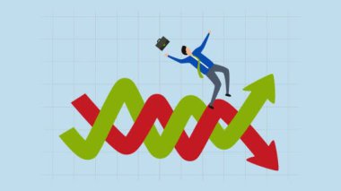 4k Animasyon Finansal Yatırım Değişkenliği, Girişimciler ve yatırımcılar öngörülemezlik ve istikrarsız kar grafiklerine karşı savunmasız olma eğilimindedirler.
