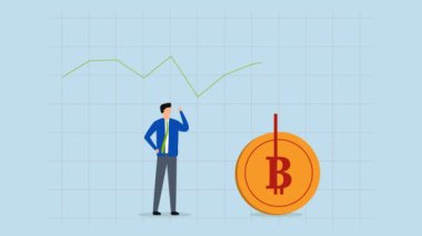 Bitcoin 'in animasyonu BTC fiyat yükselişte yeni rekor kırdı,