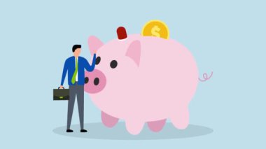 Acil durum fonlarının animasyonu beklenmedik yaşam durumları için ödenmeye hazır..