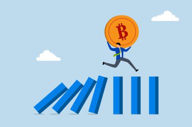 Bitcoin 'in kaybı ve kripto para çöküşü, Bitcoin' i elinde tutan girişimci, çökmekte olan domino etkisinden kaçmak için acele ediyor..