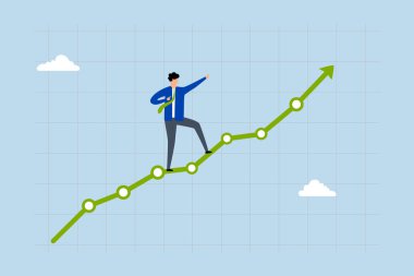 Kâr artışı, girişimci artan bir mali tablo ve grafikle yükselişe geçiyor. 