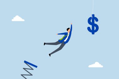 Maaş zammı, işadamının dolar sembolü parasına atlaması.. 