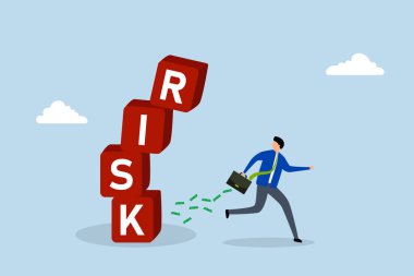 Risk düşerse, girişimci yatırımcı düşme tehlikesinden kaçınır. 