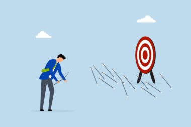 Başarısızlık, tüm iş hedeflerini ıskaladı. Başarısız okçuları, başarısız okçuluğuyla hayal kırıklığına uğrattı.. 