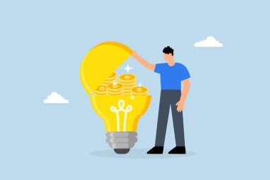 İş adamı ampul fikrini açtı ve para kazanan bir bileşik buldu..