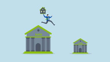 Yeni bankaya ipotek yenileme anlaşması, girişimcinin 4k animasyonu ikametgahını farklı bir finans kurumuna taşıdı.