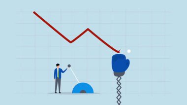 Gelişmek için oyun değiştirici stratejisi, Girişimcinin 4k animasyonu bir düğmeye basarak yönünü alçalmaktan yükselmeye değiştirir.