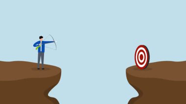 Korkunç bir şekilde kaçırılan hedef, okçuluktaki kendine güvenen girişimcinin 4k animasyonu hedefi vurmakta başarısız oldu..