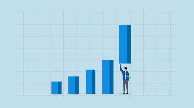 Büyüme veya iyileştirme, girişimci yardımlarının 4k animasyonu bar tablosunu daha yüksek seviyeye çıkarmada.