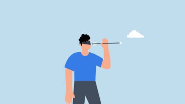 Kafası karışmış işadamı gözü kapalı dart atıyor..