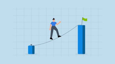 Kariyer düellosu, iş kadını daha yüksek bir hedefe doğru yürüyor..