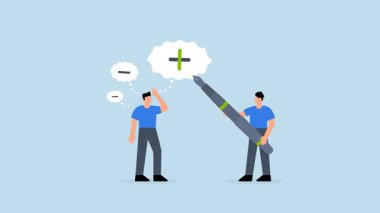 İşinizi büyütün, iş adamlarının 4k animasyonu iş büyümesini arttırmak için havai fişekleri roketten ateşleyin.