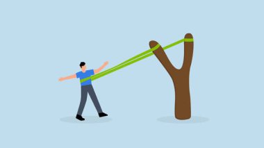 Çalışanların sesi, yöneticinin 4k animasyonu iki eliyle bağıran çalışanları dinliyor..