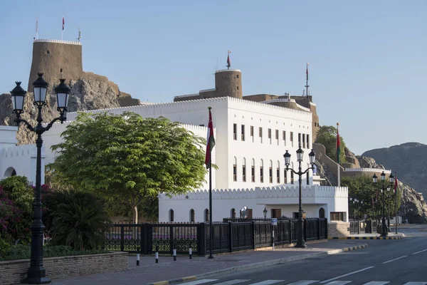 stock image Muscat, Oman - March 05,2019 : View on the old town Muttrah which is located in the Muscat governorate of Oman. 