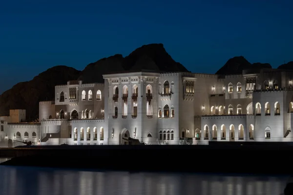 Muscat Oman Maart 2019 Zicht Jalali Fortess Bij Zonsopgang Oude — Stockfoto