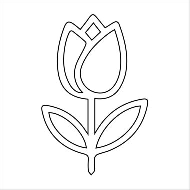 Çiçek simgeleri vektör koleksiyonu, illüstrasyon logo şablonu moda tarzında. Pek çok amaca uygun. Web sitenizin tasarımı için bahar sembolü, logo, uygulama, UI. Vektör illüstrasyonu, EPS10.