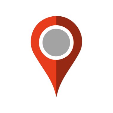 Map pin location icons. Modern map markers . Vector illustration on a white background. Flat design style modern icon, pointer minimal vector symbol, marker sign