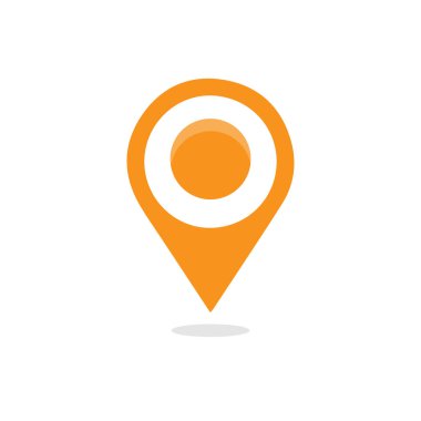 Map pin location icons. Modern map markers . Vector illustration on a white background. Flat design style modern icon, pointer minimal vector symbol, marker sign