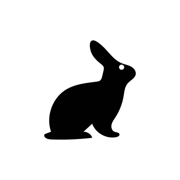 Kaninchen Symbol Osterhasen Tier Symbol Lineares Stilschild Für Mobiles Konzept — Stockvektor