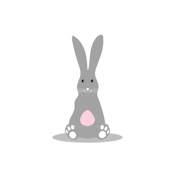 Icône Lapin Symbole Animal Lapin Pâques Signe Style Linéaire Pour — Image vectorielle