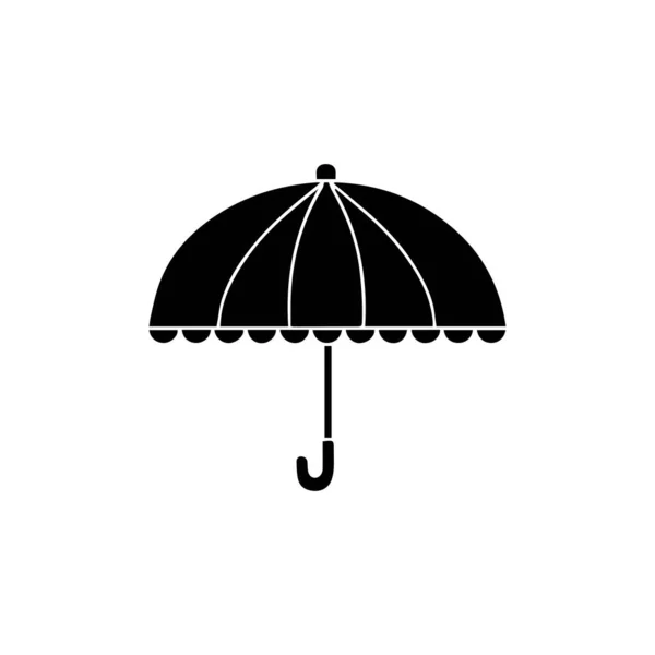 Şemsiye Simgesi Web Için Şemsiye Vektör Simgesinin Basit Bir Gösterimi — Stok Vektör
