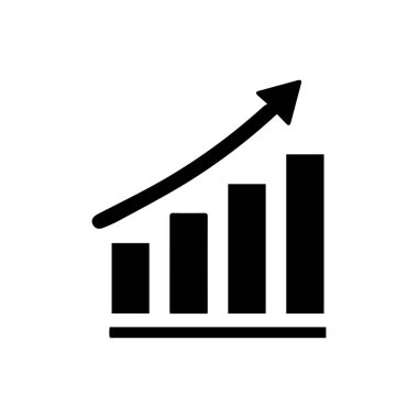 Grafik simgesi siyah. Mükemmel siyah resim çizimi. Oklu iş çizelgesi. Büyüme grafikleri koleksiyonu. Kar giderek artıyor. İlerleme çubuğu. Bar diyagramı. Çizelgeyi Artır.