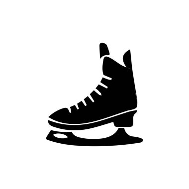 Farklı stil vektör illüstrasyonunda buz pateni ikonu. Buz Pateni Glifi Simgesi Web, mobil, ui için doldurulmuş, taslak, çizgi ve vuruş biçimi kullanılabilir