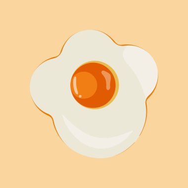 Yumurta vektör illüstrasyonu, kırık, kızarmış, yumurta sarısı, yumurta kabuğu ve haşlanmış yumurta koleksiyonu. Tam ve kırılmış beyaz ve sarı taze çiğ yumurta..