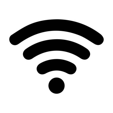 Kablosuz kablosuz kablosuz Wi-Fi bağlantısı ile ilgili sembolleri ve simgeleri tasvir eden stok vektör resimleri koleksiyonu