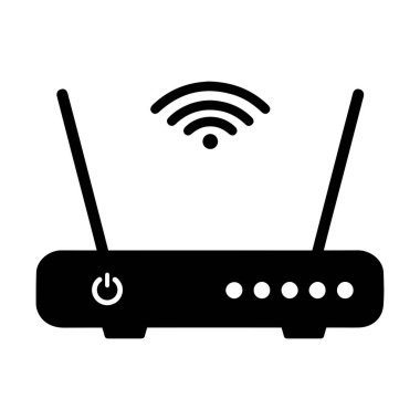 Kablosuz kablosuz kablosuz Wi-Fi bağlantısı ile ilgili sembolleri ve simgeleri tasvir eden stok vektör resimleri koleksiyonu