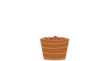 Tencerede büyüyen bir bitkinin temiz ve basit bir animasyonu. Sürdürülebilirlik, bahçe işleri, yavaş büyüme ve asgari yaşam tarzı kavramları gibi konular için mükemmel..