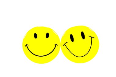 Duygular etiketleri birbirine yakın çekim görünümü 