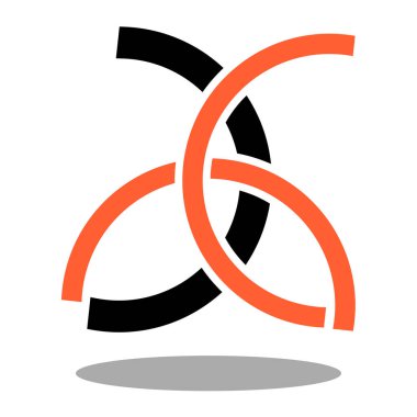 renk çemberi logo tasarımı.