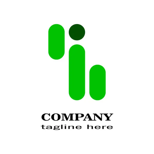 Modern şekil logo tasarımı. kişi illüstrasyonu.