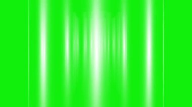 Canlandırılmış parlak çizgiler yeşil ekranda dönüyor.