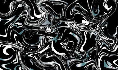 Soyut renkli akışkan sanat geçmişi. siyah sıvı hareket.