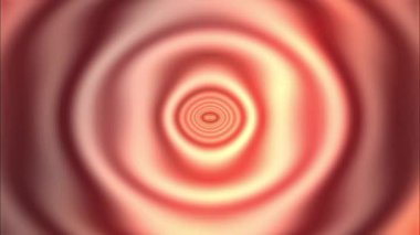 Parlak parlak yüzeyde dalgalı spiral desenli soyut kırmızı sıvı arkaplan.