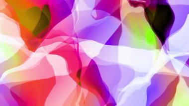 Soyut animasyon sıvı renkli arkaplan döngüsü. parlak renkli parlak sıvı hareket.