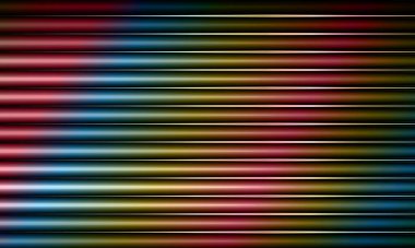 Renkli çizgili çizgi desenli koyu arkaplan. şekil rengi.