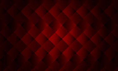 Koyu kırmızı arka planda kare mozaik. Geometrik ızgara kare deseni.