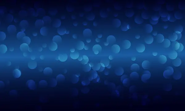 Mavi Bokeh geometrik soyut arka plan. daire koyu mavi arkaplan.