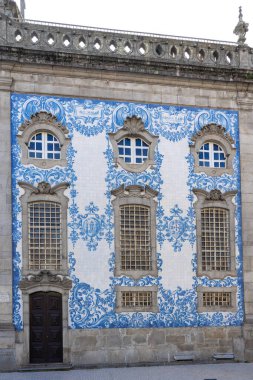 Igreja do Carmo Kilisesi Güzel mavi azulejo fayanslarıyla .