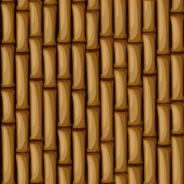 Textura Bambú Marrón Sin Costuras Patrón Sin Costura Vector Bambú —  Fotos de Stock