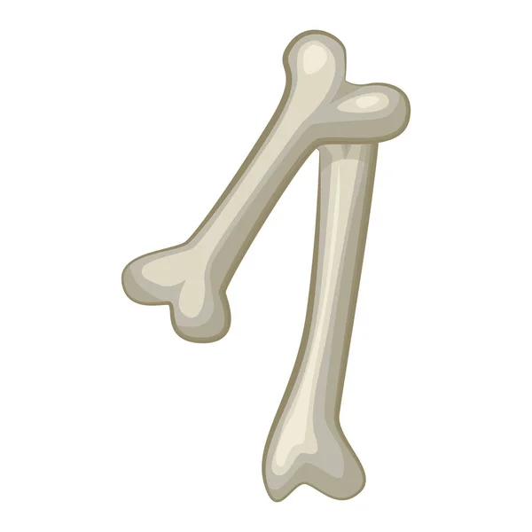 Kość Numer Cyfra Jeden Kreskówka Wyizolowana Liczba Białym Tle Podobna — Zdjęcie stockowe