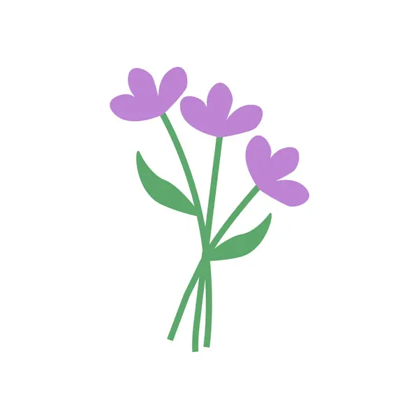ดอกไม ใบไม กราฟ กไอคอนแบน ธรรมชาต ของพ กษณ ดอกคาโมไมล — ภาพเวกเตอร์สต็อก