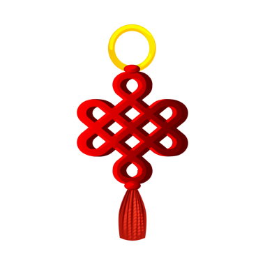 Çince Kelt, şeffaf bir arkaplanda tılsım örüyor