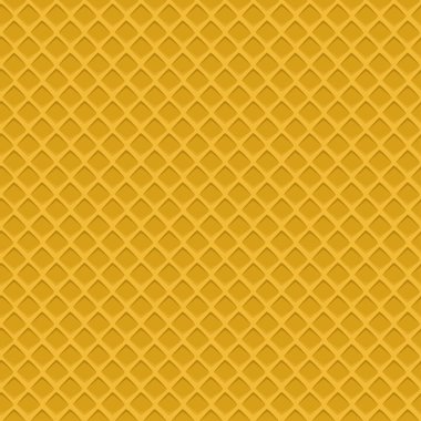 Gofretsiz vektör deseni. Çizgi film gofreti tekrarlanan arkaplan. Waffle fayans dokusu.