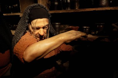 Prag, Çek Cumhuriyeti - 31 Ocak 2016 'da Çek Cumhuriyeti' nin Prag kentindeki balmumu müzesini ziyaret edin.