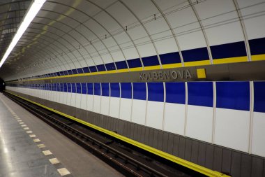 Prag, Çek Cumhuriyeti - 25 Ocak 2016 Prag, Çek Cumhuriyeti 'nin Prag kentinde çekilen fotoğraf.